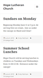 Mobile Screenshot of hopechurchsaintpaul.org
