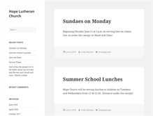 Tablet Screenshot of hopechurchsaintpaul.org